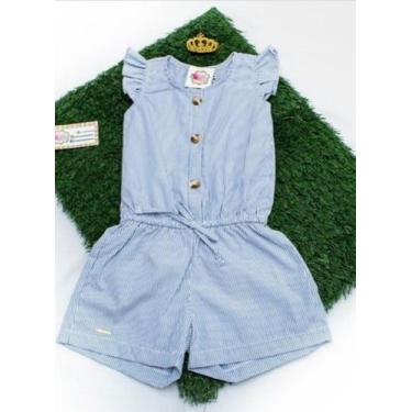 Imagem de Macaquinho jeans infantil - Propria
