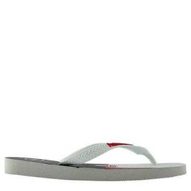 Imagem de Chinelo Havaianas Masculino Time São Paulo 4148307, Branco, 39