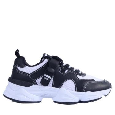 Imagem de Tenis Ramarim SNK Feminino 25-90203 Preto/Branco, 35