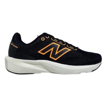 Imagem de tenis new balance masculino 413 V3 esportivo, Preto, Laranja, 41