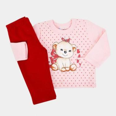 Imagem de Conjunto Infantil Brandili Blusão e Calça Moletom