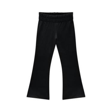 Imagem de Calça flare infantil menina ref 1000898 - Kyly, 10, Preto
