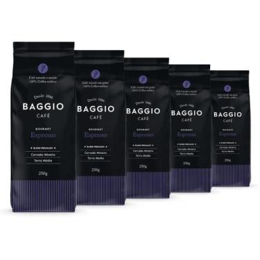 Imagem de Café em Grão, Baggio, Espresso, 5 Pacotes de 500g - Baggio Café