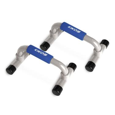 Imagem de Apoio para Flexão Apoio de Flexão Kikos para Treino de Força com Revestimento nas Mãos Azul