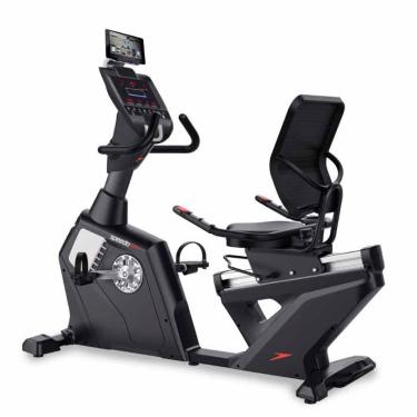 Imagem de Bicicleta Ergométrica Horizontal Speedo R75 com Painel LED e Entrada USB para Treinos Confortáveis
