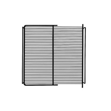Imagem de Grade Prateleira Metalfrio 020201G218 para Tanque Plástico VN25 VN28 VB25 VB28 Superfície Ventilada Preto