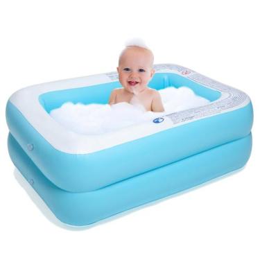 Imagem de Piscina infantil inflável CHICLIST Swim para crianças, conjunto fácil