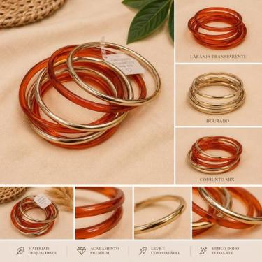 Imagem de Bracelete Boho Chic Femininos Luxo Vintage Diversos Modelos Cor:04 - M