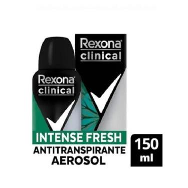 Imagem de Desodorante Aerosol Rexona Men Clinical Intense Fresh 150Ml
