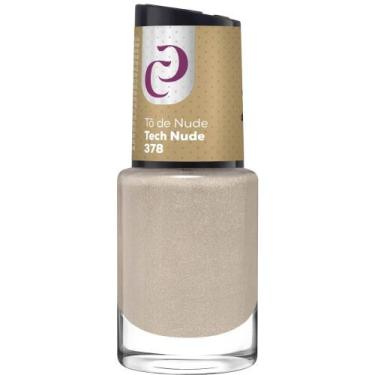Imagem de Esmalte Cora O Melhor 10ml Tô de Nude Cintilante Tech Nude nº378