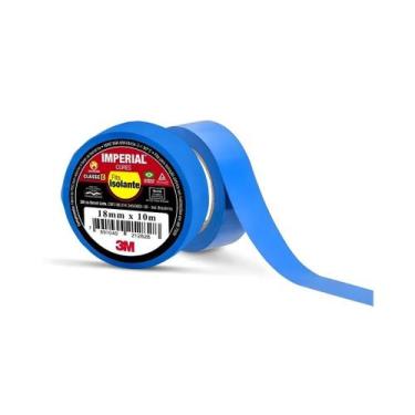Imagem de Fita Isolante 19mm x 10m Azul Imperial 3M