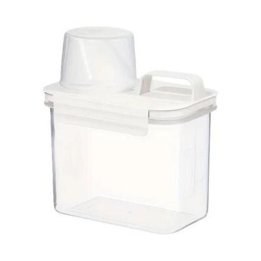Imagem de Caixa De Armazenamento De Detergente Para Lavanderia De Grande Capacid