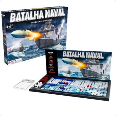 Imagem de Jogo Batalha Naval Brinquedo Tabuleiro Presente - Pais e Filhos