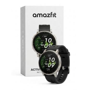 Imagem de Smartwatch Amazfit Active 3 Premium A2559 AMOLED GPS Alexa SpO2 3.000 