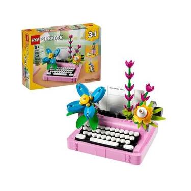 Imagem de MAQUINA DE ESCREVER LEGO CREATOR 3 EM 1 COM FLORES 363 PEÇAS 31169