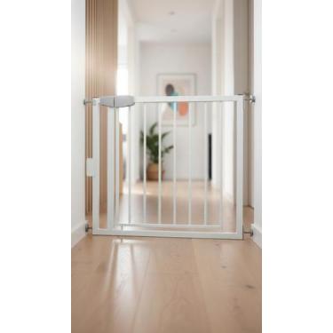 Imagem de Grade de Segurança Para Bebê e Pet Fixa 80cm Branca - Congratulations 