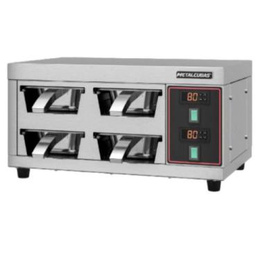 Imagem de Conservador de Proteínas Encosto MCP-4 Metalcubas - 4 GNs 1/3 x 65mm a