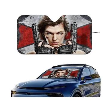 Imagem de Protetor Solar Para Para-brisa De Carro R-Resident E-Evil, Cobertura P