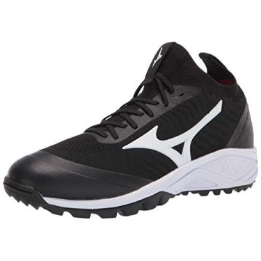 Imagem de Mizuno Tênis de beisebol masculino Cleat, Preto/branco, 36