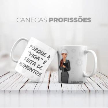 Imagem de Caneca Personalizada Profissão Engenheira