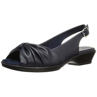 Imagem de Easy Street Sandália feminina de salto Fantasia, Azul marino, 7.5 Narrow