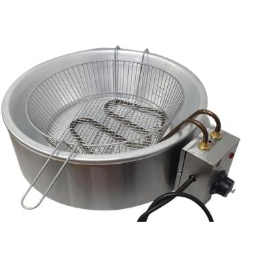 Imagem de Tacho Para Fritura 7 Litros Alumínio Stevan Metal Fts7 110V