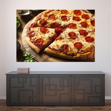 Imagem de Painel Adesivo de Parede - Pizza - Pizzaria - 1234pnm