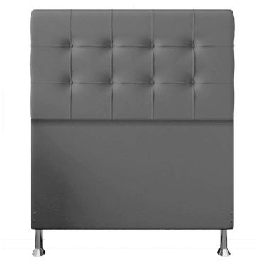 Imagem de Cabeceira Solteiro 0,90m Atenas Suede Preto