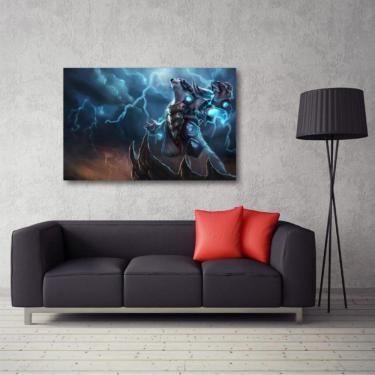 Imagem de Quadro decorativo League Of Legends - Jogos Online - Tela em