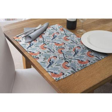 Imagem de Kit Jogo Americano Para Mesa Posta Com 4 Un Passarinhos