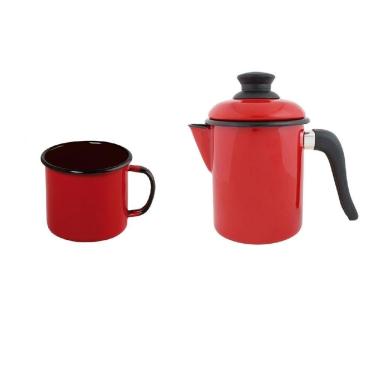 Imagem de Leiteira e caneca qualidade em Agata- 900 ml - Ewel