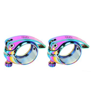 Imagem de Braçadeira para assento de bicicleta adequada para 40/41 mm, liga de alumínio para bicicleta de liberação rápida espigão de assento de fixação para bicicleta dobrável, MtB, bicicleta de estrada (colorida, 41 mm)