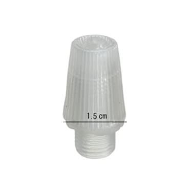 Imagem de Kit 10 Niples Trava Cabos + 10 Porcas Cônicas M10 Cristal