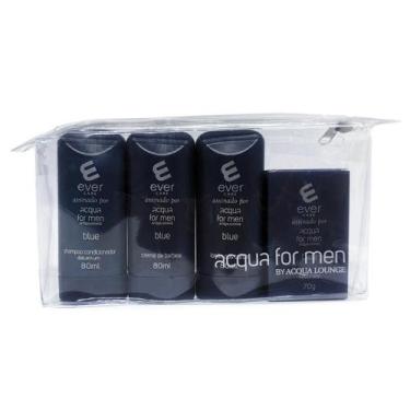 Imagem de Kit Viagem  Masculino Blue Acqua For Men Shampoo/Condicionador 2 Em 1,