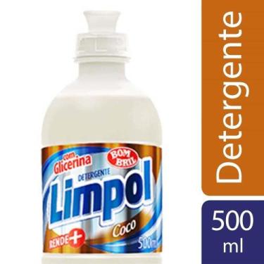 Imagem de Detergente Coco 500ml 24 Unidades - Limpol