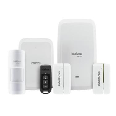 Imagem de Kit Sistema De Alarme S/ Fio Amt 8000 Slim - Intelbras