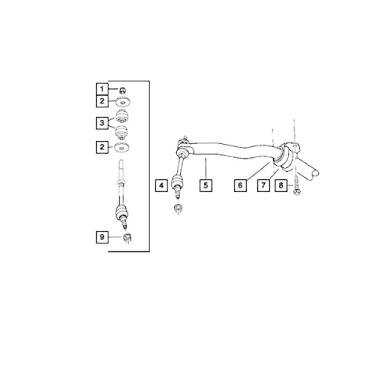 Imagem de Mopar 5536 6781AA, Suspension Stabilizer Bar Bushing