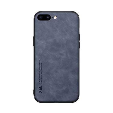 Imagem de Kepuch Silklike Capa para iPhone 7 Plus/8 Plus - Case Placa de Metal Embutida para iPhone 7 Plus/8 Plus - Azul