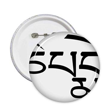 Imagem de Broche de símbolo de personagem de religião cultural, emblema, acessório, decoração, 5 peças