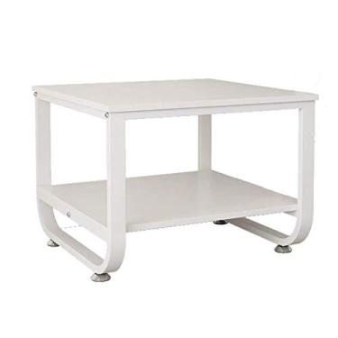 Imagem de KIZQYN Suporte de impressora de madeira para casa Suporte de impressora de piso de escritório Prateleira de cópia criativa Impressora multifuncional Suporte de máquina de fax Impressora de mesa (Cor: Latão, Tamanho: Médio)