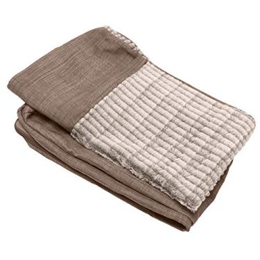 Imagem de Furhaven Capa de substituição para cama de cachorro estilo sofá de linho Luxe Fur & Performance - Woodsmoke, Jumbo Plus (2GG)