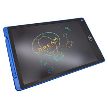 Imagem de DOYING 12 polegadas lcd escrita tablet prancheta eletrônica digital bloco de escrita apagável tela colorida apagamento de um clique com botão de bloqueio presente para crianças adultos home office esc