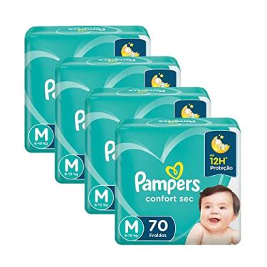 Imagem de Kit Fralda Pampers Confort Sec Super Tamanho M 280 unidades
