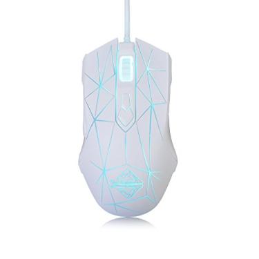 Imagem de Ajazz AJ52 Watcher RGB Mouse para jogos, 7 botões programáveis, retroiluminado por LED ergonômico, laptop, PC, Mac OS, Linux