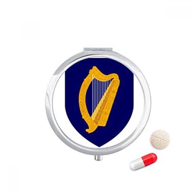Imagem de Porta-comprimidos com emblema nacional da Irlanda Europa, porta-comprimidos, porta-remédios