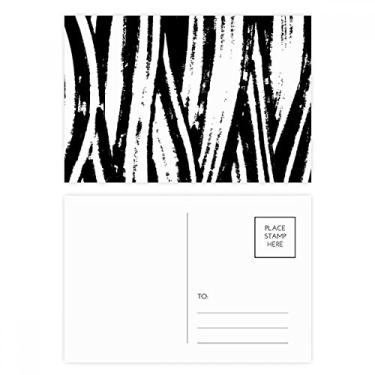 Imagem de Conjunto de cartões postais texturizados com linhas verticais, cartão de felicitações de aniversário