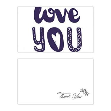 Imagem de Love You Linda citação escrita à mão, estilo cartão de agradecimento, papel de aniversário, agradecimento de casamento