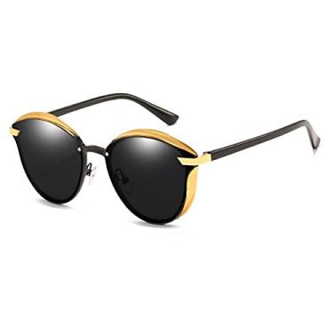 Imagem de Óculos de Sol Feminino BARCUR Estilo Gatinho Design Elegante Polarizado Proteção uv400 (C5)