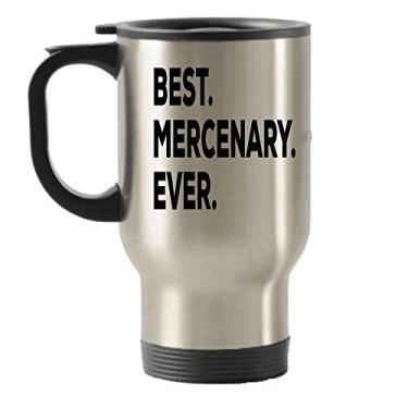 Imagem de Caneca de viagem Mercenary Gift – Melhores copos isolados para viagem – Ideia de presente – Presente divertido de aniversário e Natal