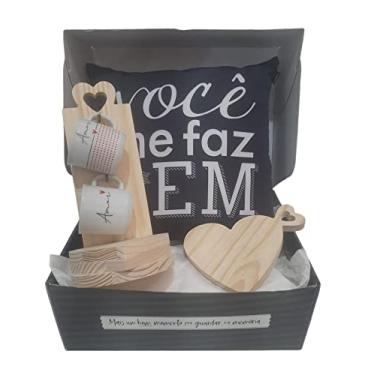 Imagem de Cesta Kit Presente Melhor Namorado Namorada do Mundo (Branco)